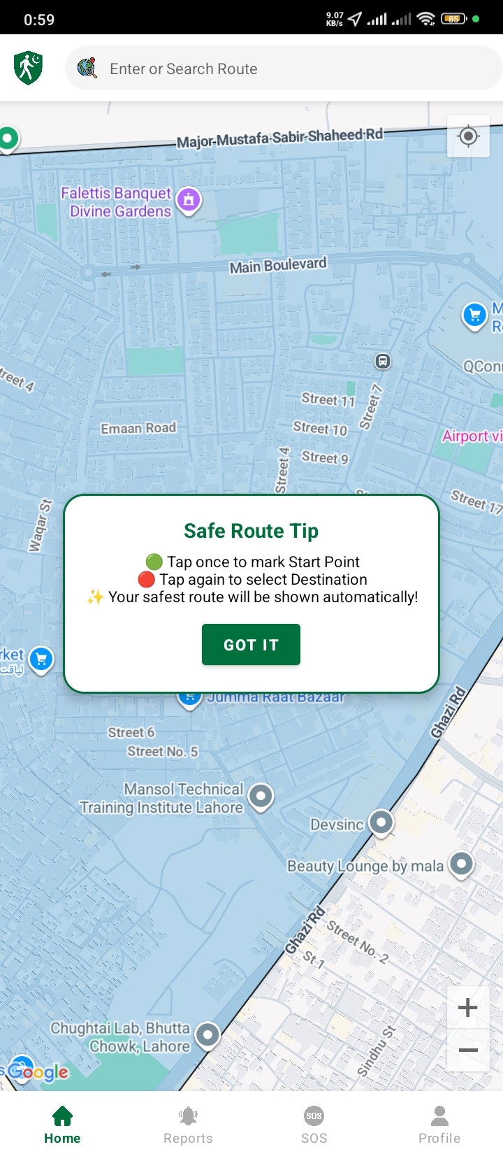 Safe Walk Pakistan screenshot 4