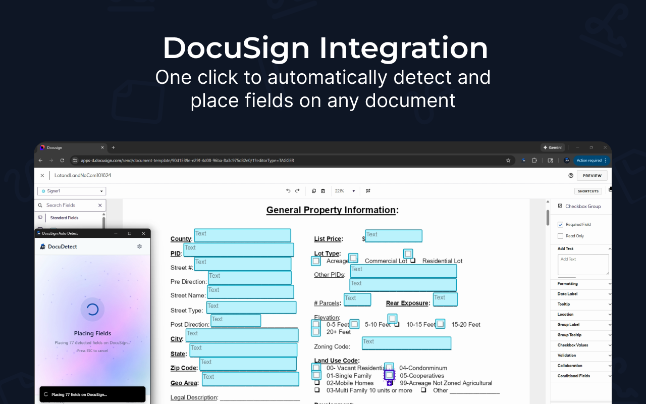 WayOfThat: DocuSign Field Auto-Placement screenshot 2