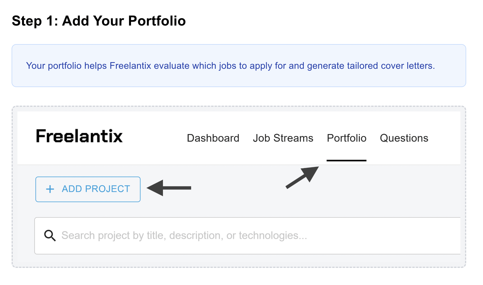 Freelantix screenshot 2