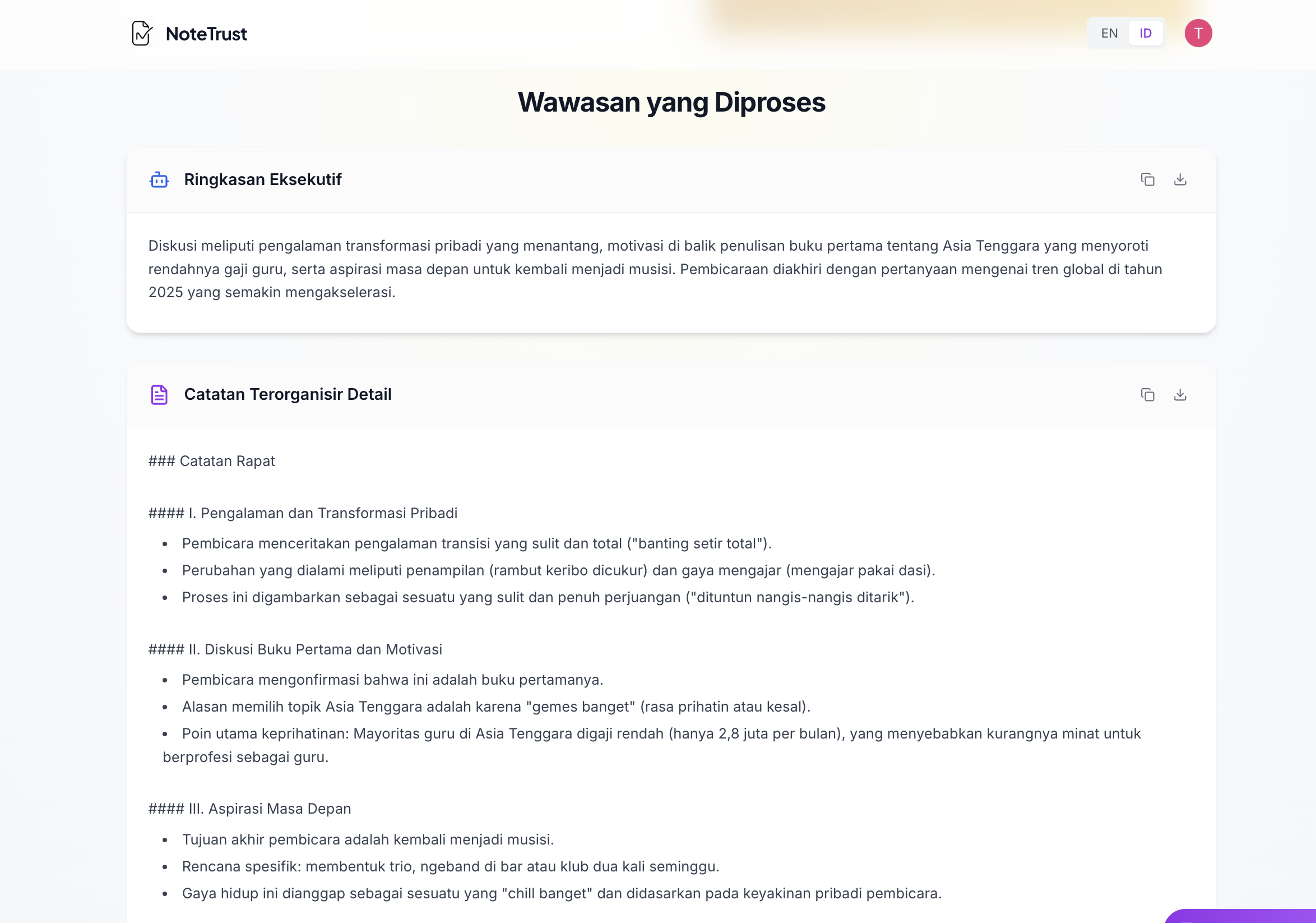 Note Trust screenshot 3