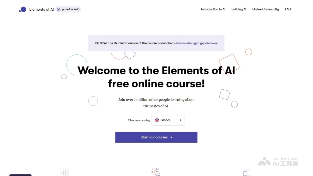 Elements of AI screenshot 1