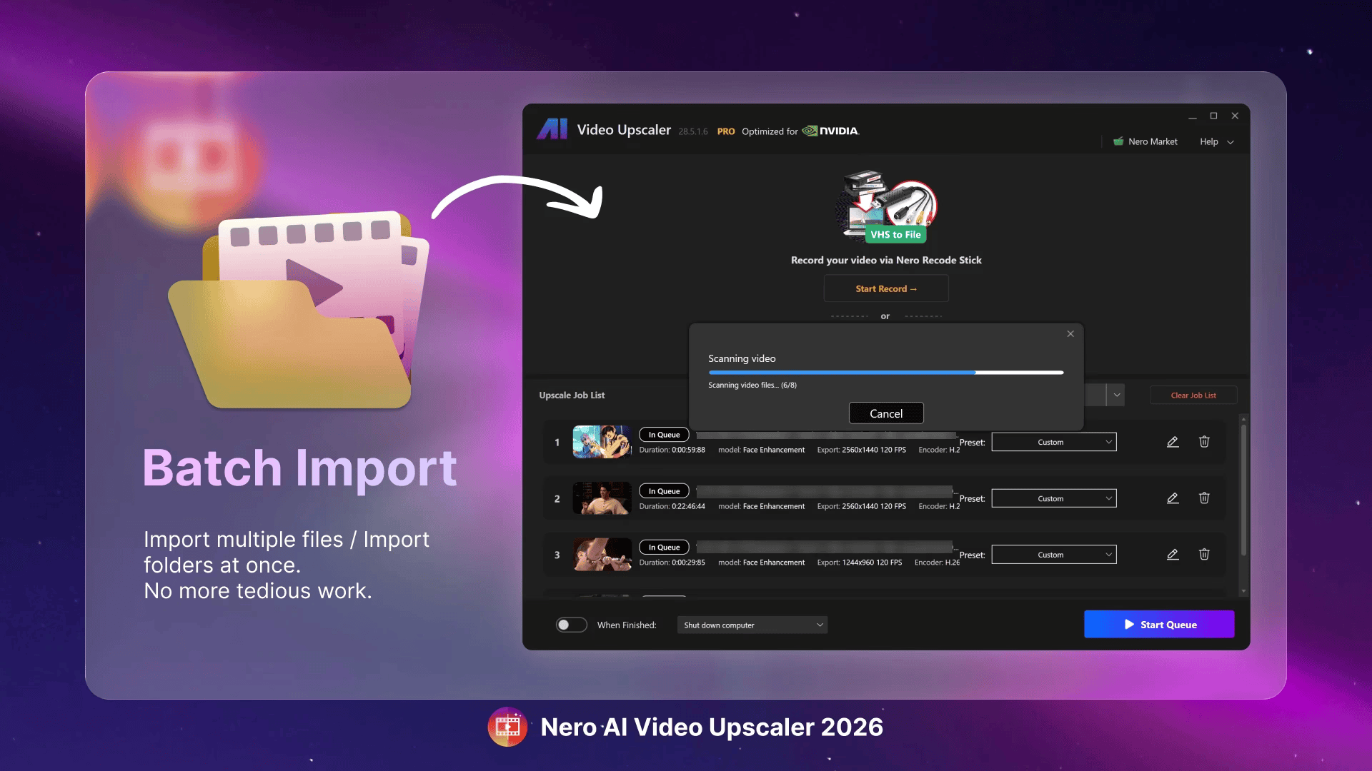 Nero AI Video Upscaler 2026 screenshot 2