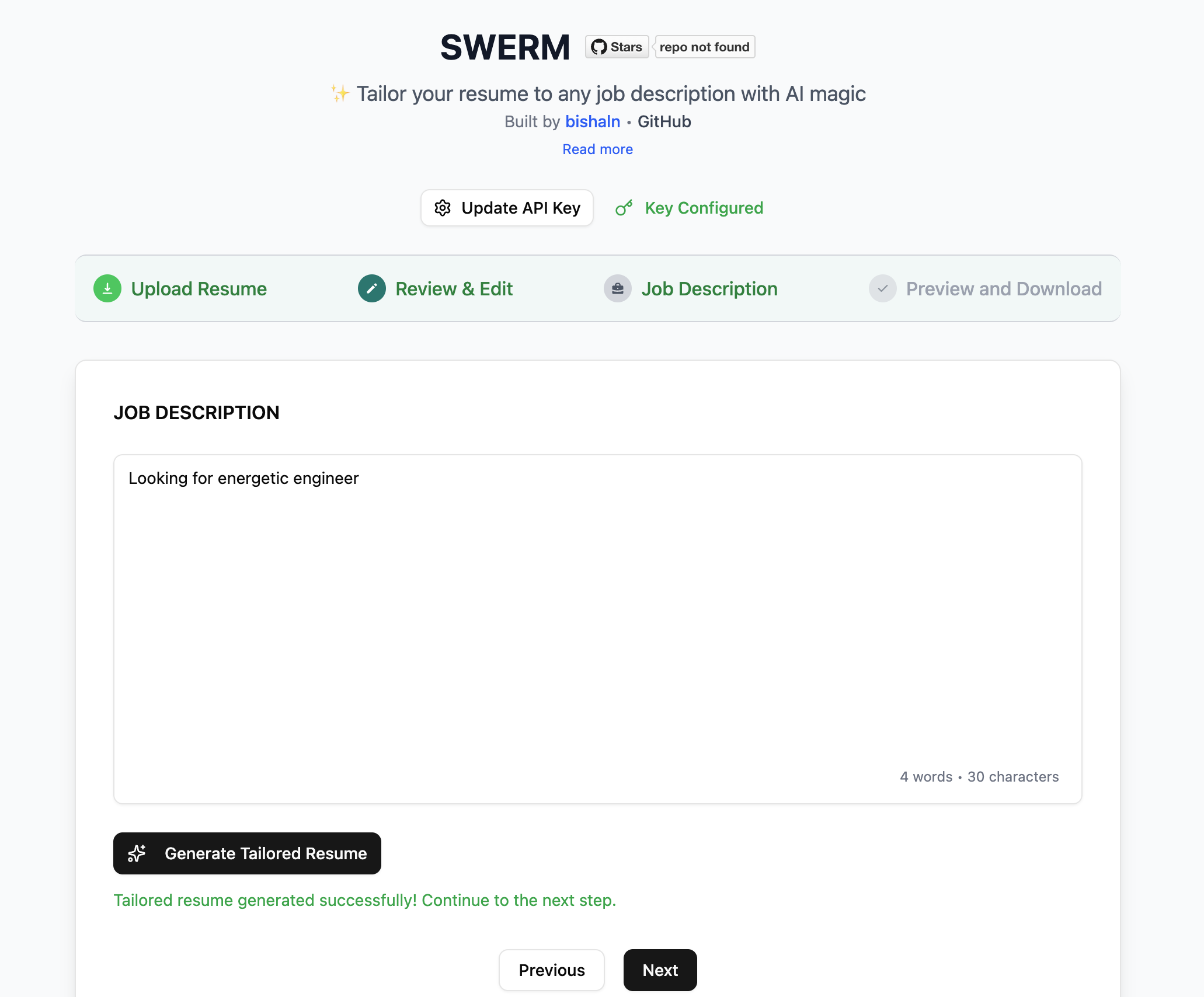 SWERM screenshot 3