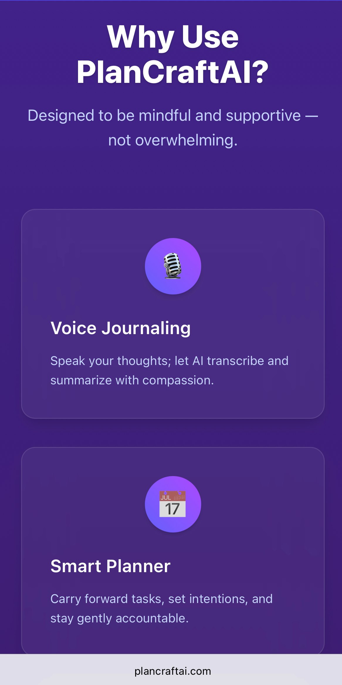PlanCraftAI – Your AI-Powered Companion screenshot 3