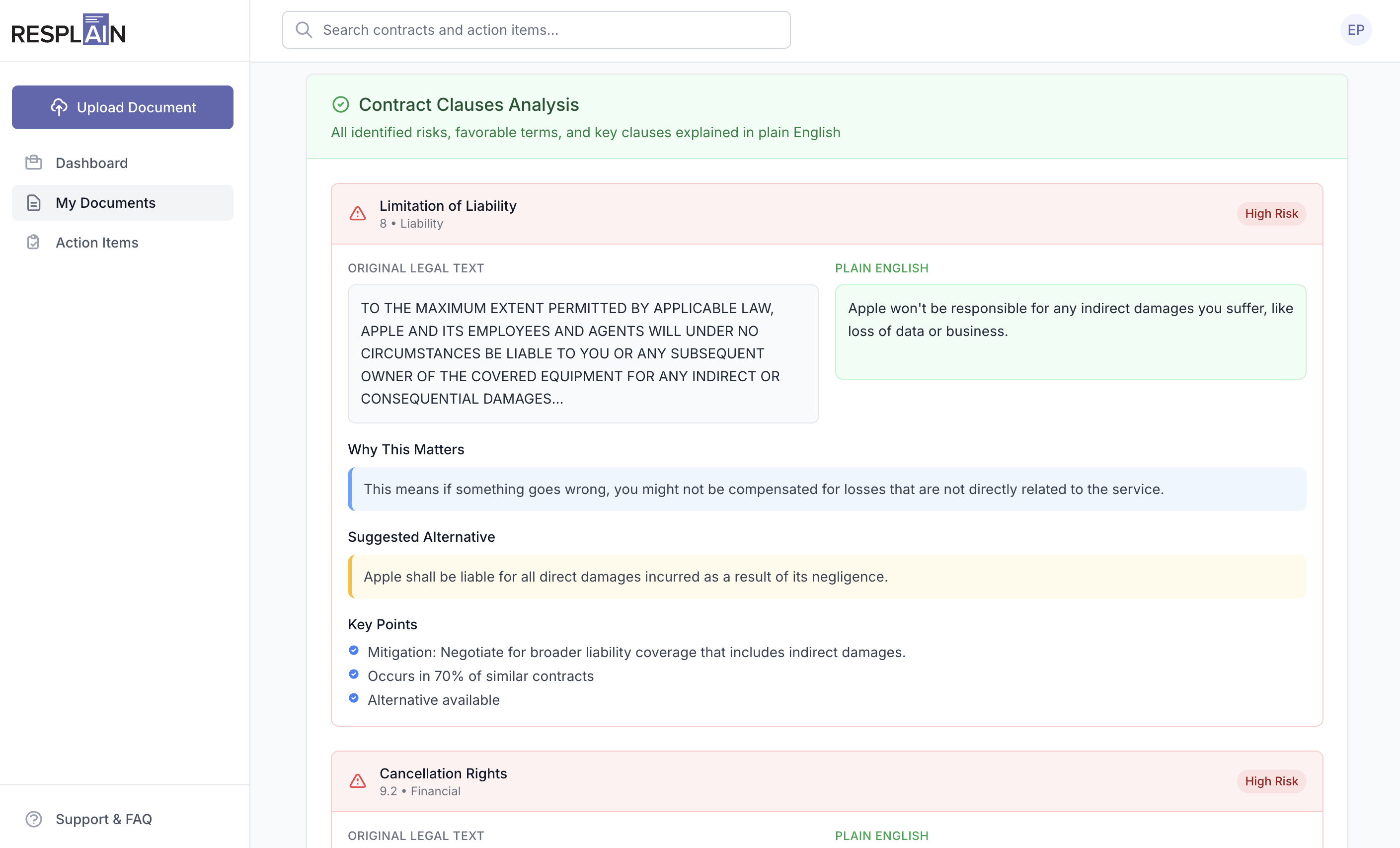 Resplain screenshot 2
