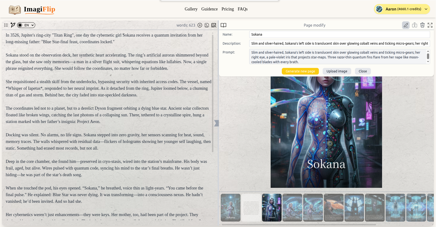 ImagiFlip – AI Story Generator&Flipbook screenshot 3