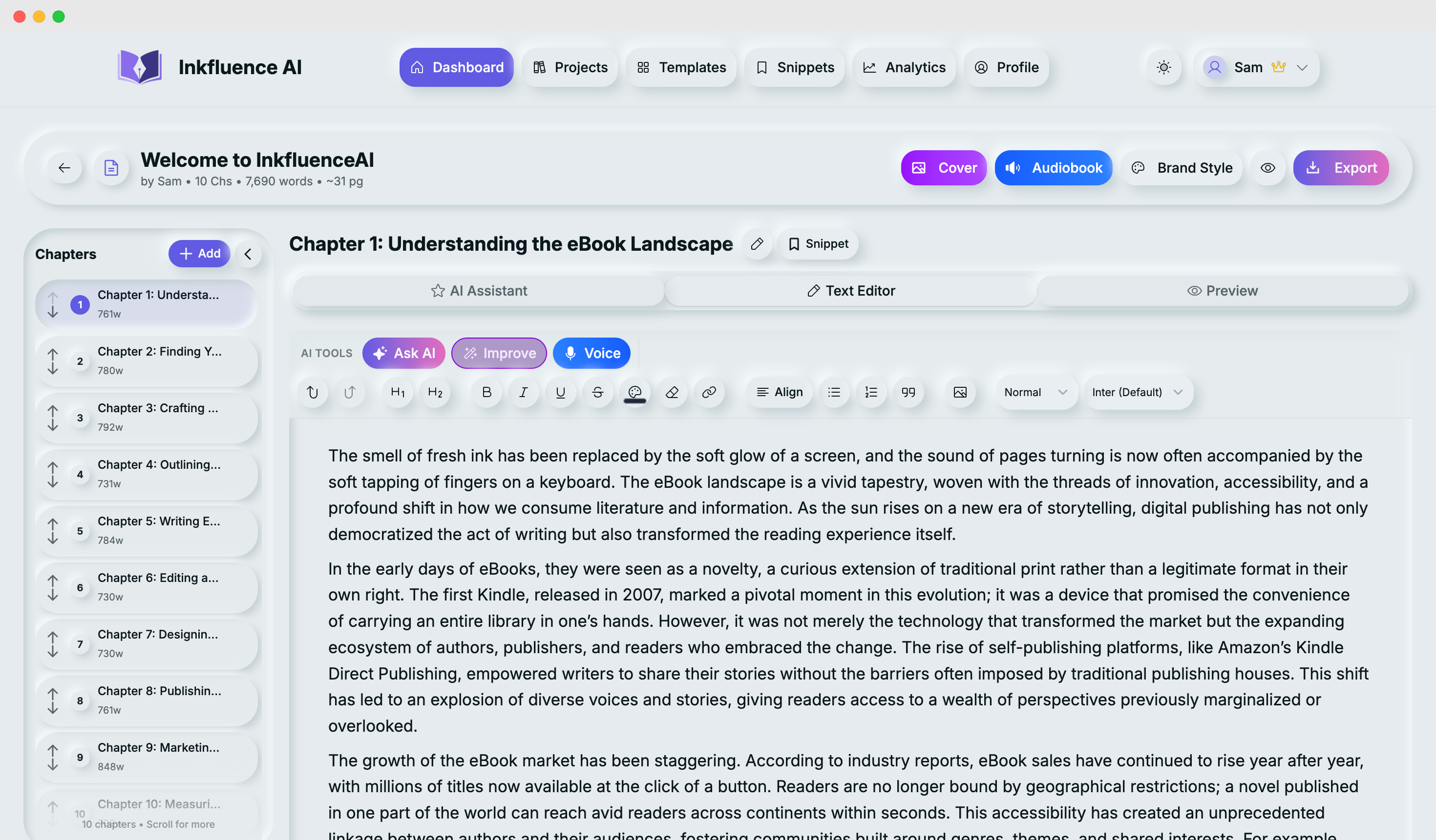 Inkfluence AI screenshot 3