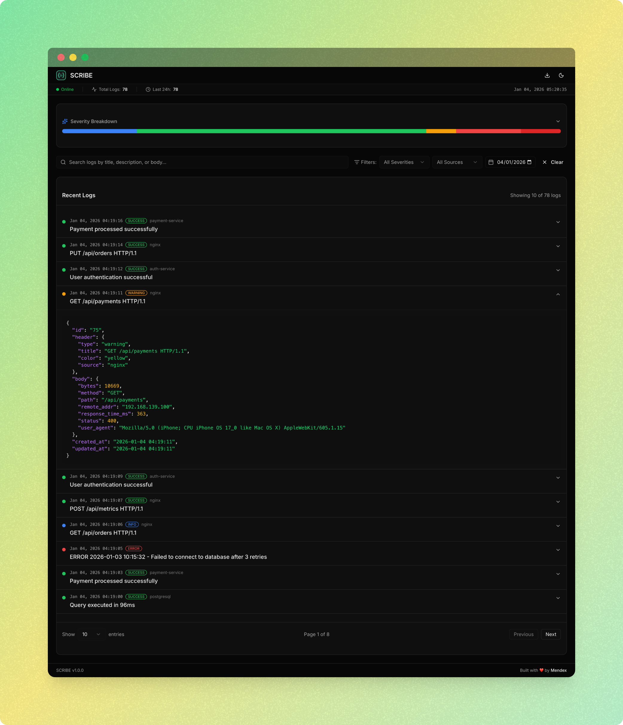 SCRIBE screenshot 1