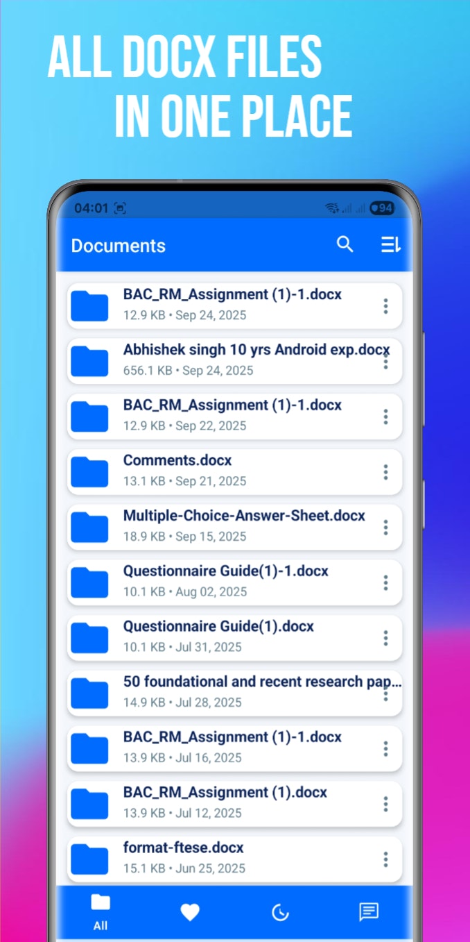 AI Docx Reader Editor App screenshot 2