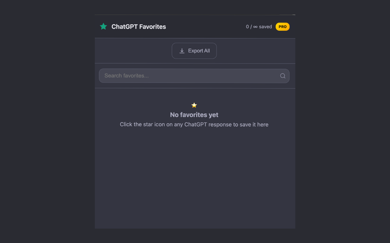 ChatGPT favorites screenshot 4