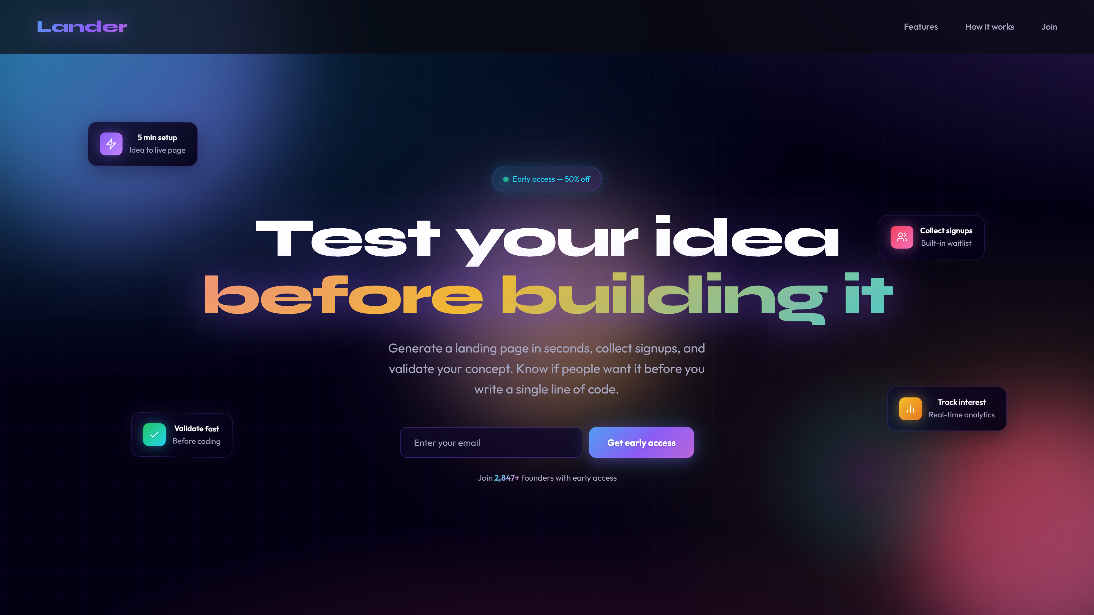 Lander screenshot 1