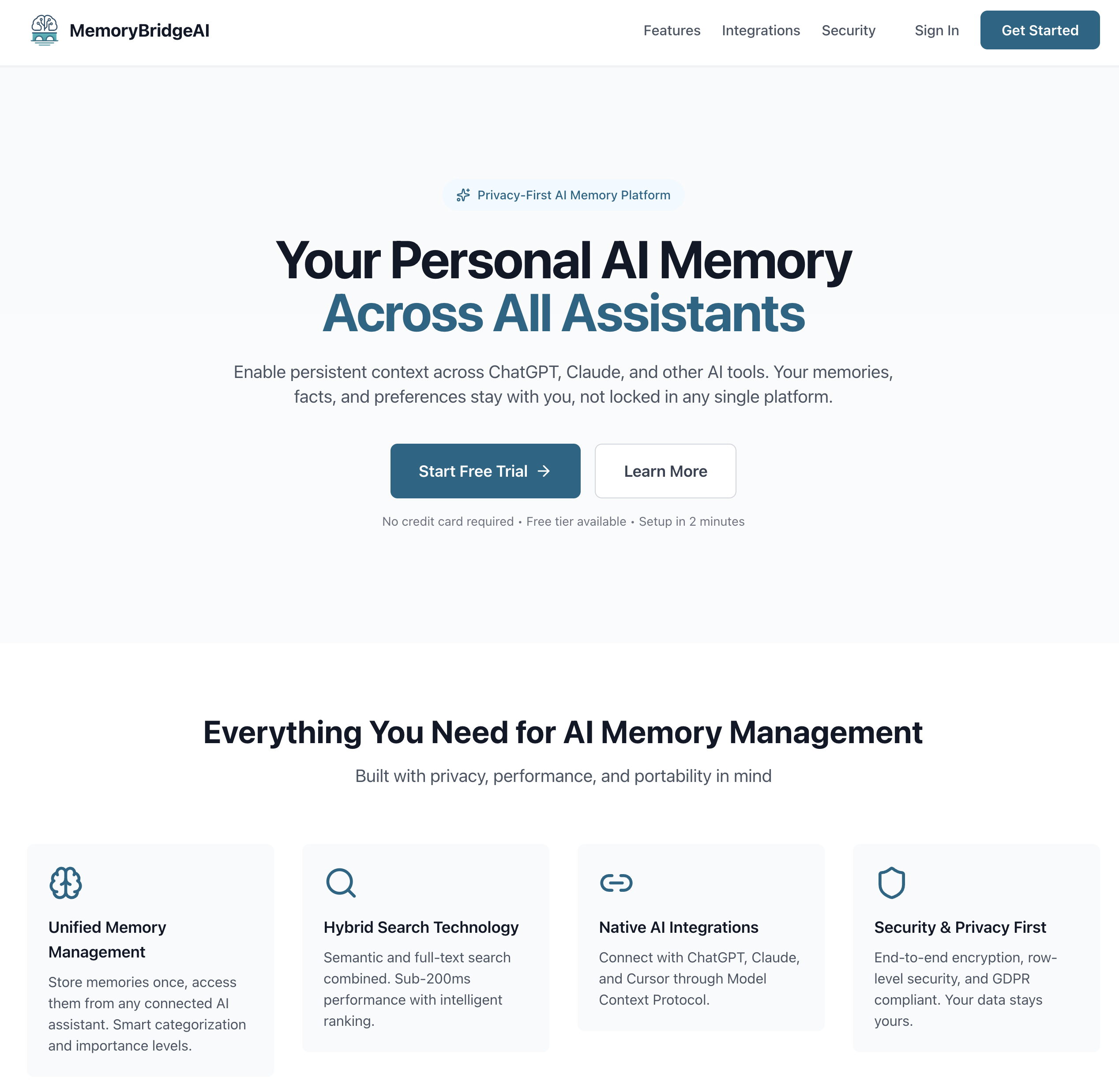 MemoryBridgeAI screenshot 1