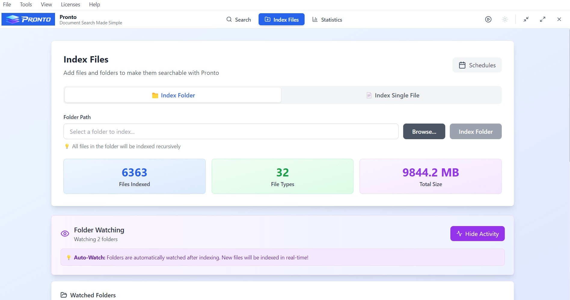 Pronto-Search screenshot 2