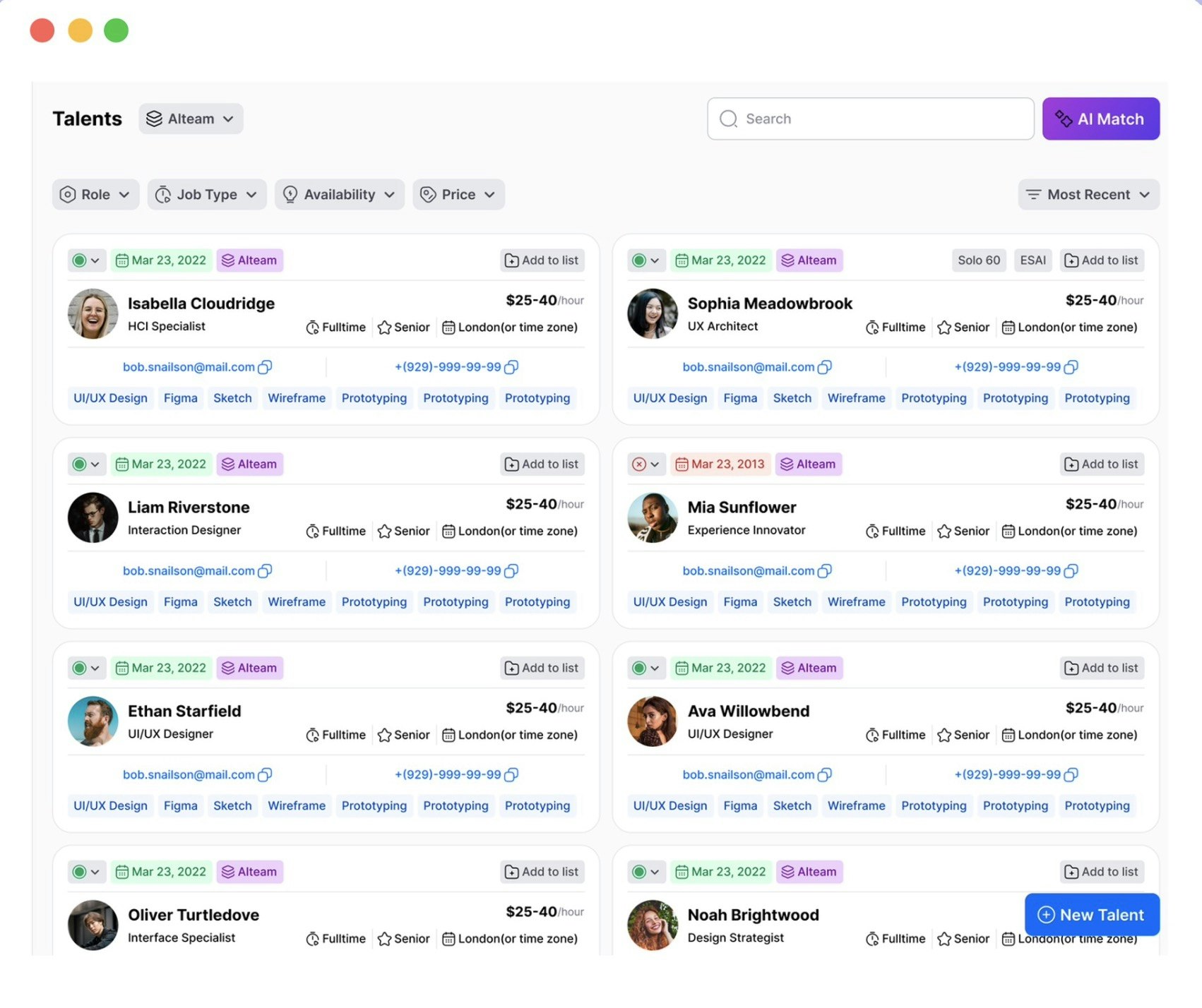 Alteam FlexhiringOS screenshot 3