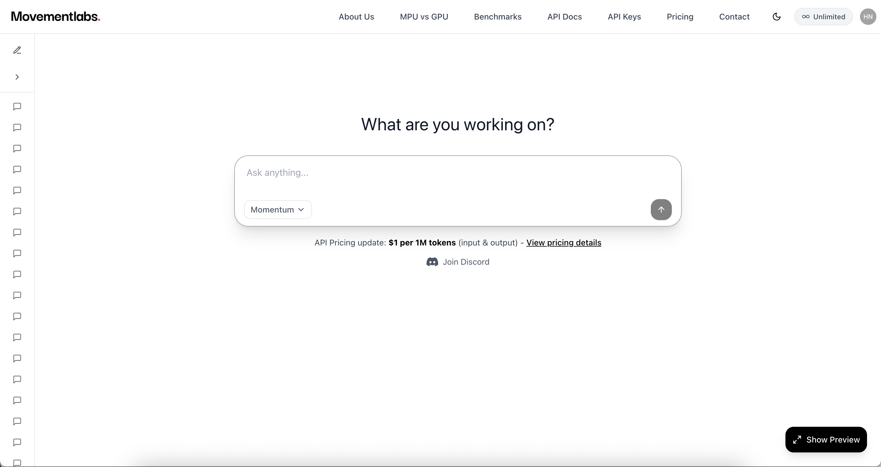 Momentum by Movement Labs - Fastest AI. screenshot 2