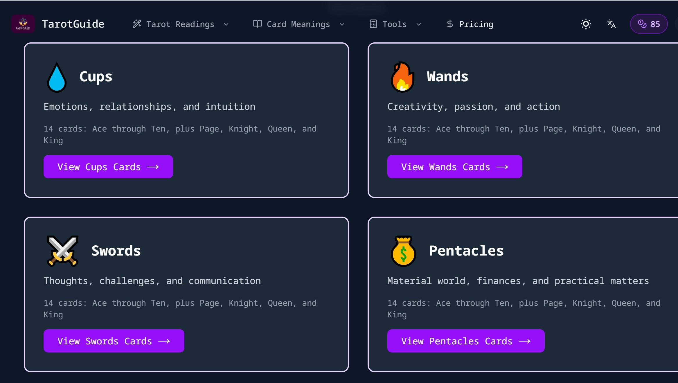 TarotGuide (TarotGuide AI) screenshot 2