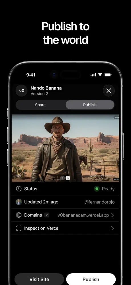 v0 for iOS screenshot 4