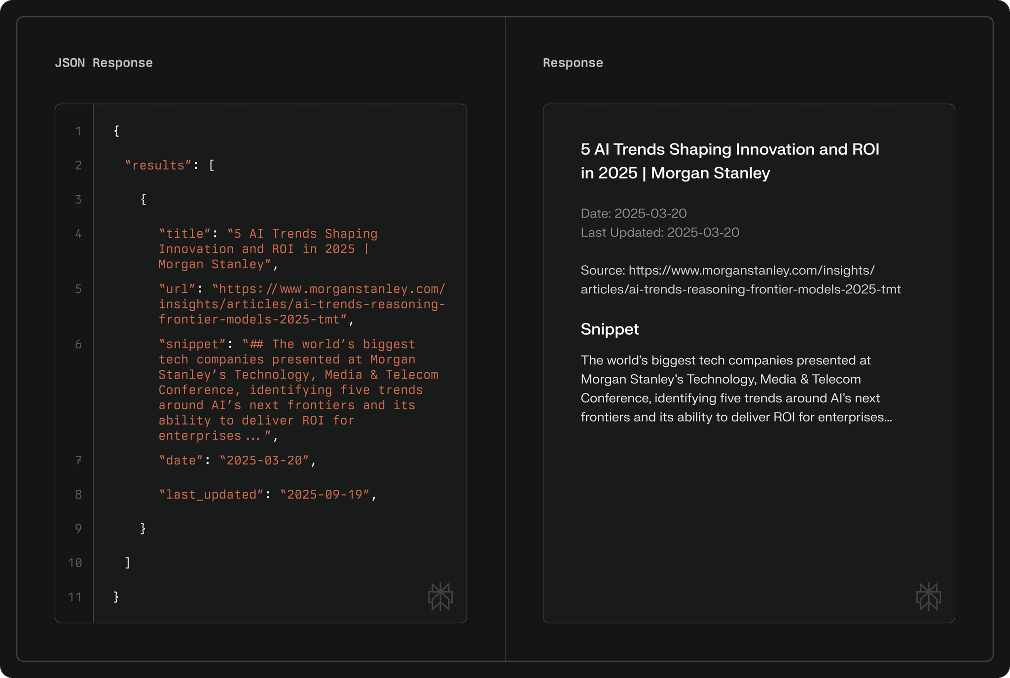 Perplexity Search API screenshot 3