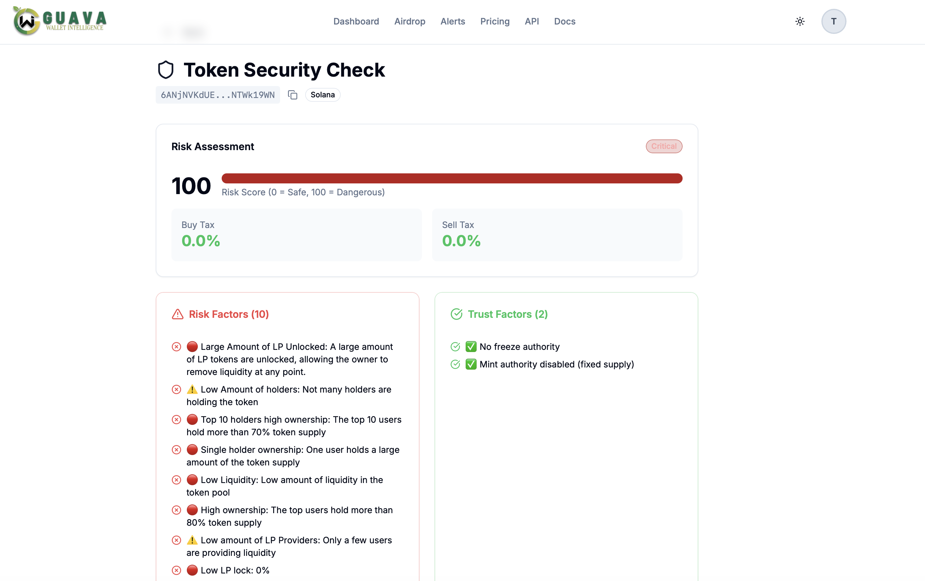 Guava Wallet Intelligence screenshot 5