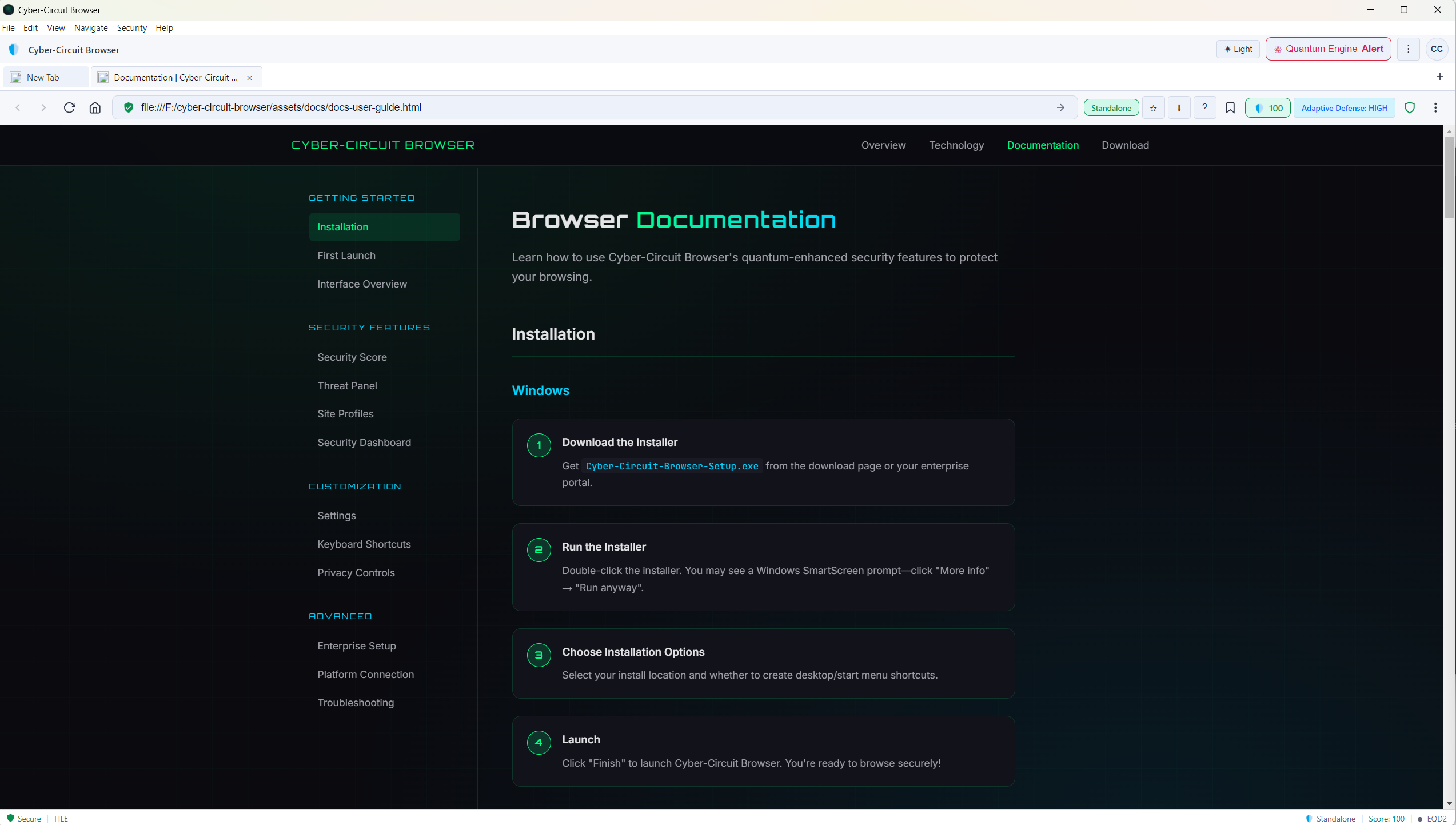 Cyber-Circuit Browser screenshot 2