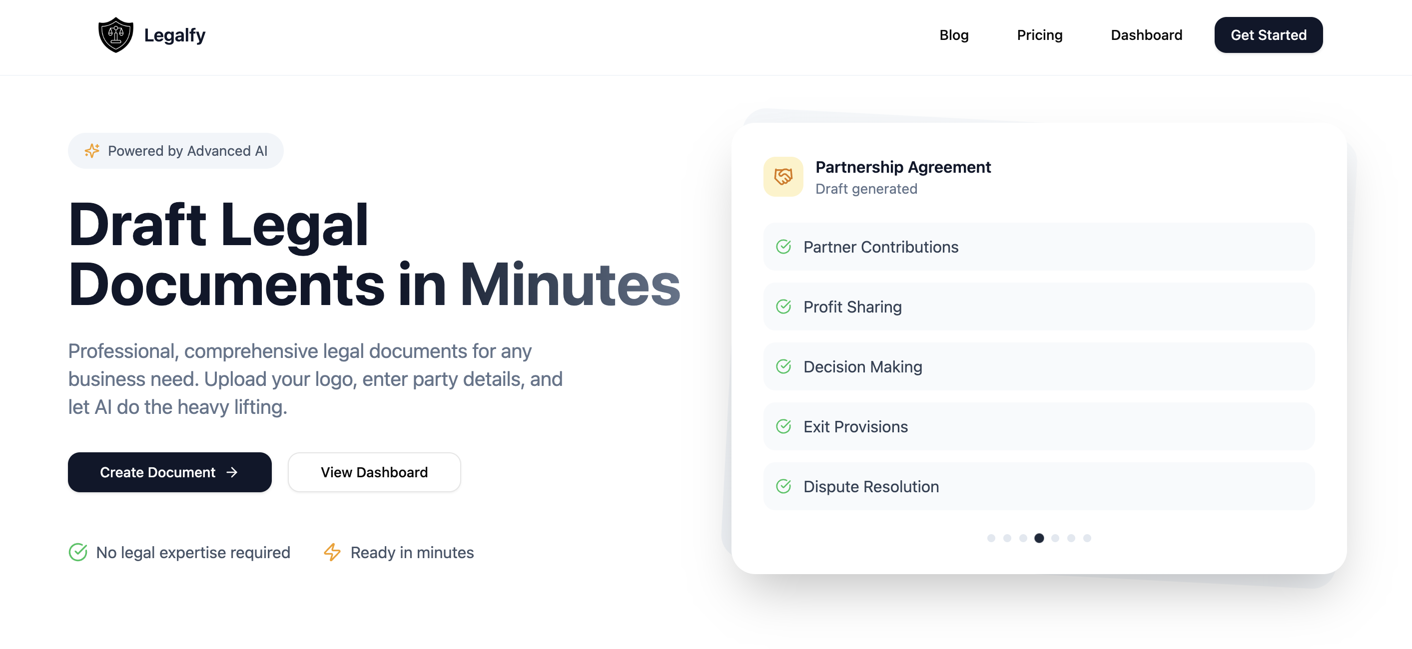 Legalfy.io screenshot 1