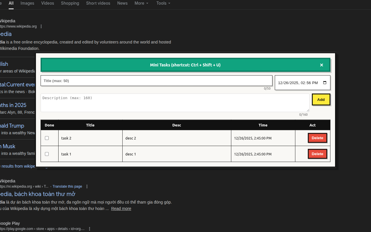 QuickAsk AI - Ask AI, Mini tasks & Notes screenshot 3