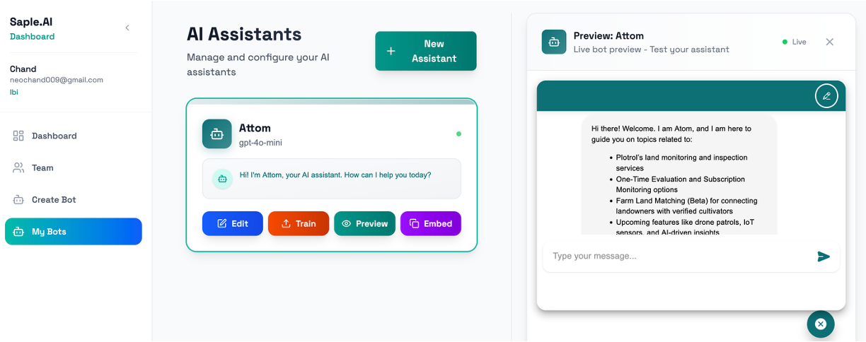 Saple AI screenshot 1