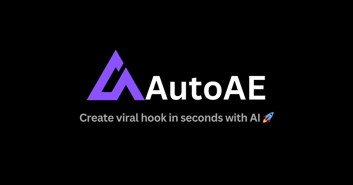 AutoAE screenshot 1