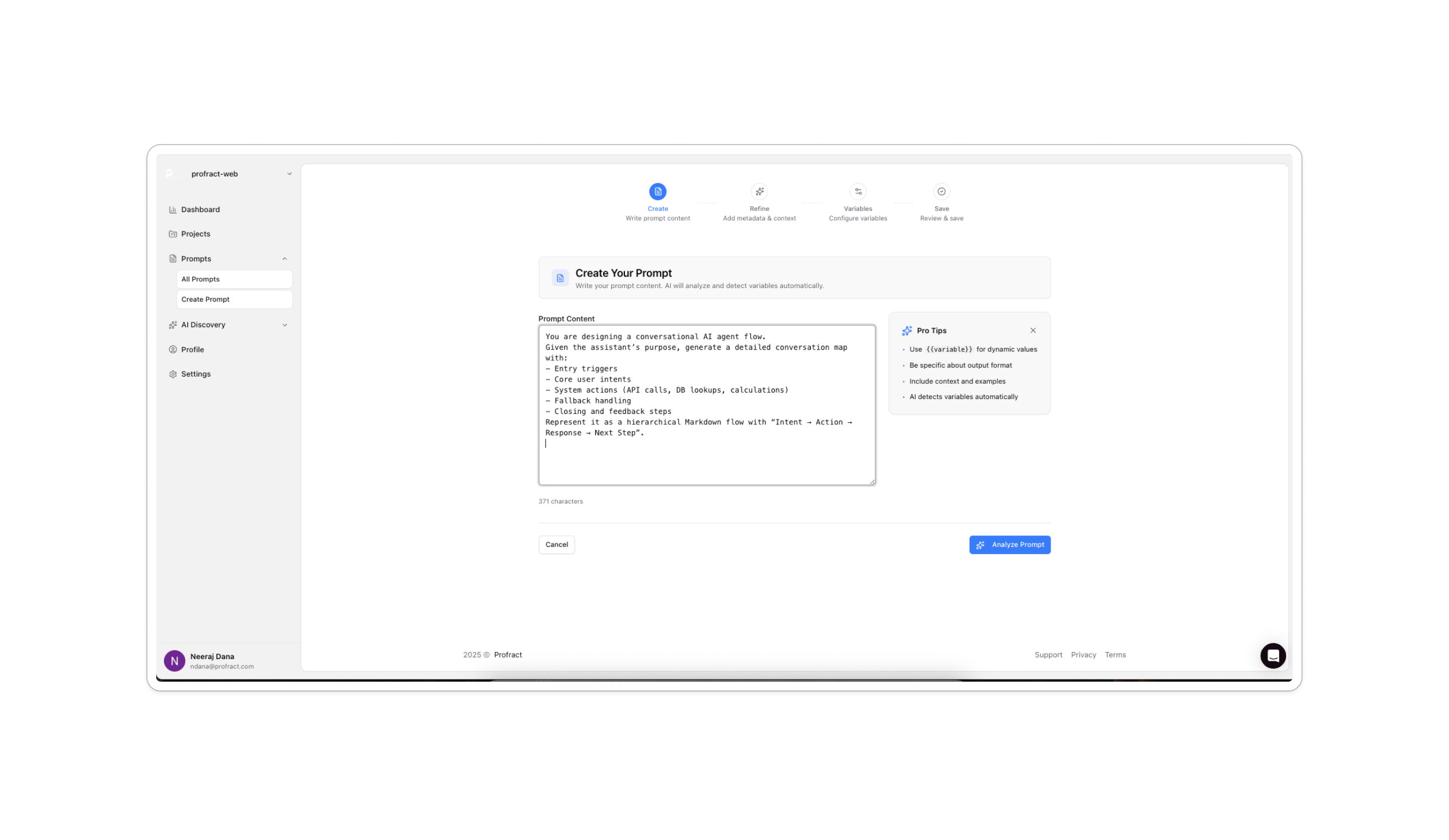 Profract Optimize AI costs in 5 minutes screenshot 2