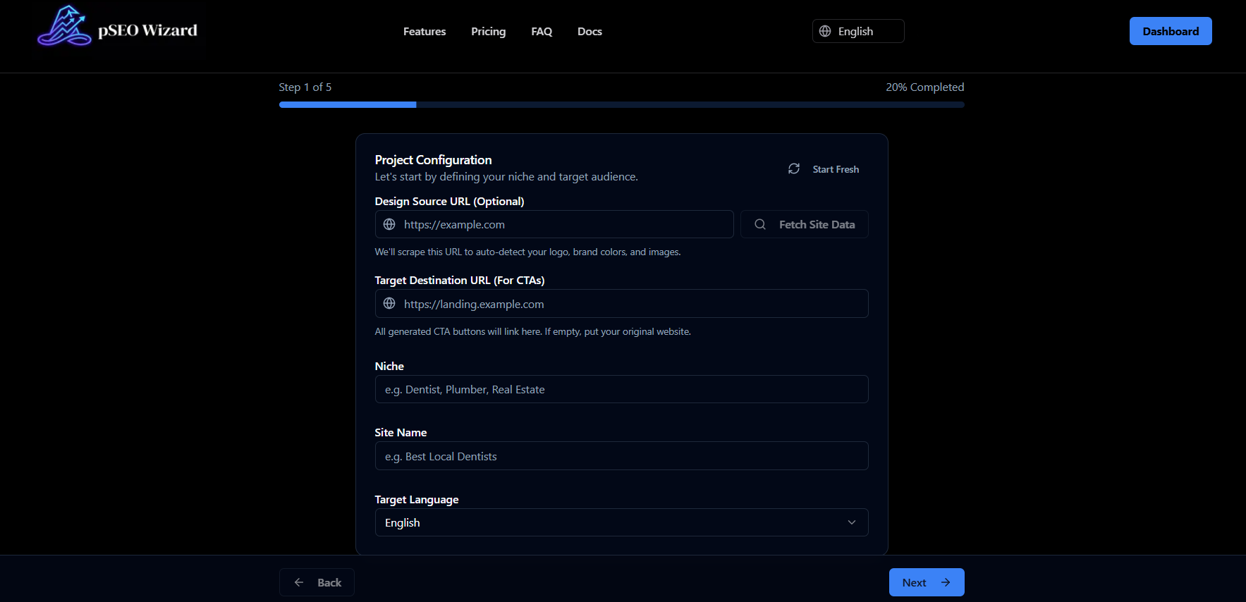 pSEO Wizard screenshot 7