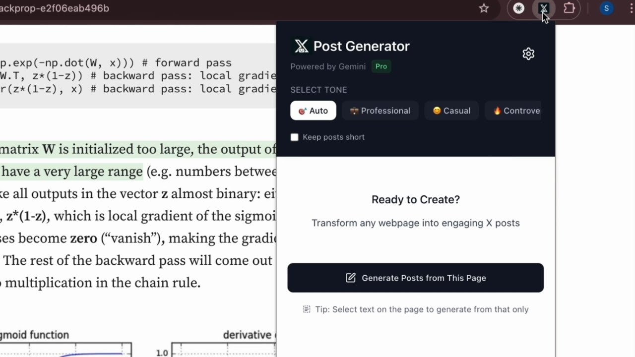 X Post Generator screenshot 6