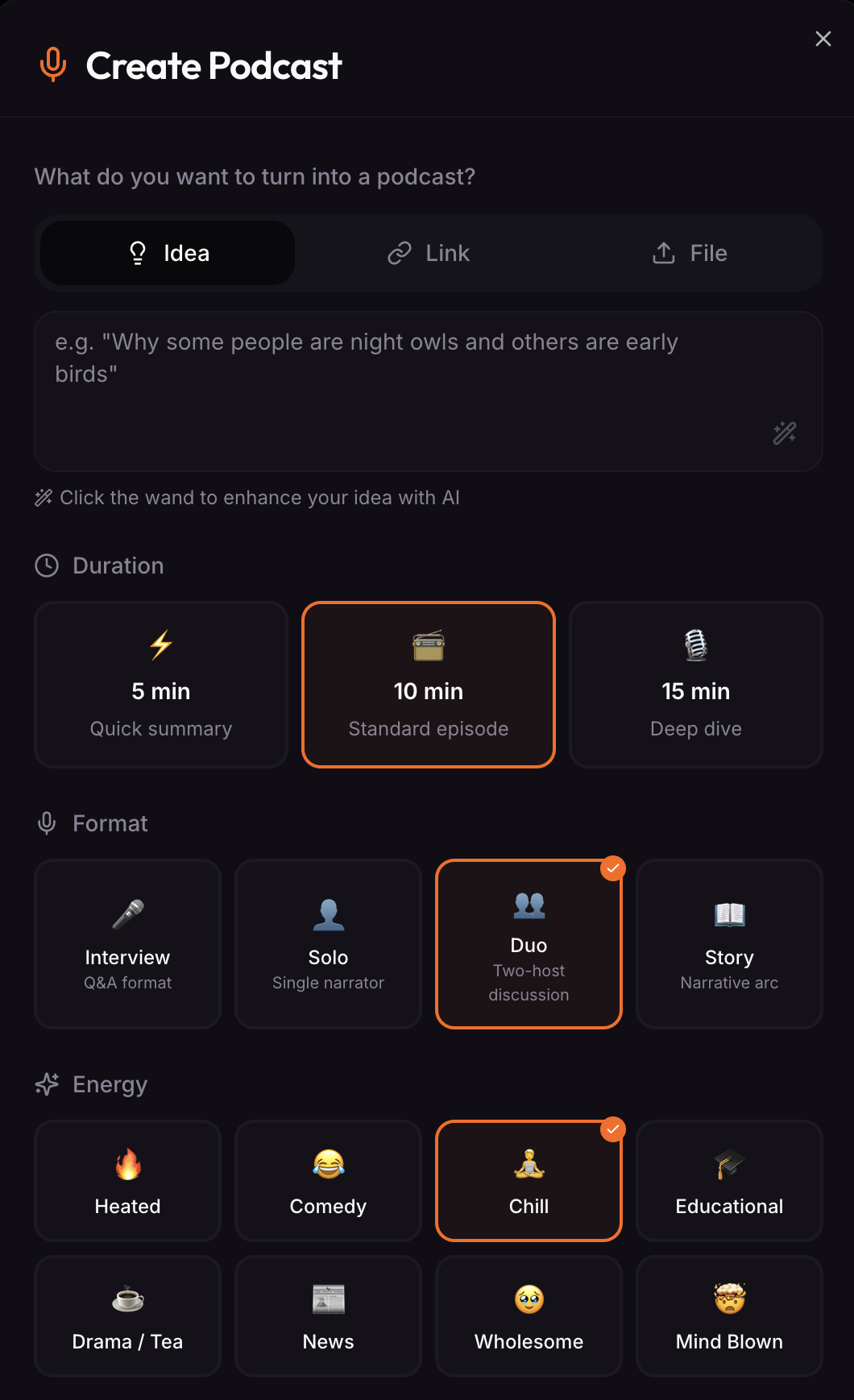 Podify Live - Podcast Anything! screenshot 2