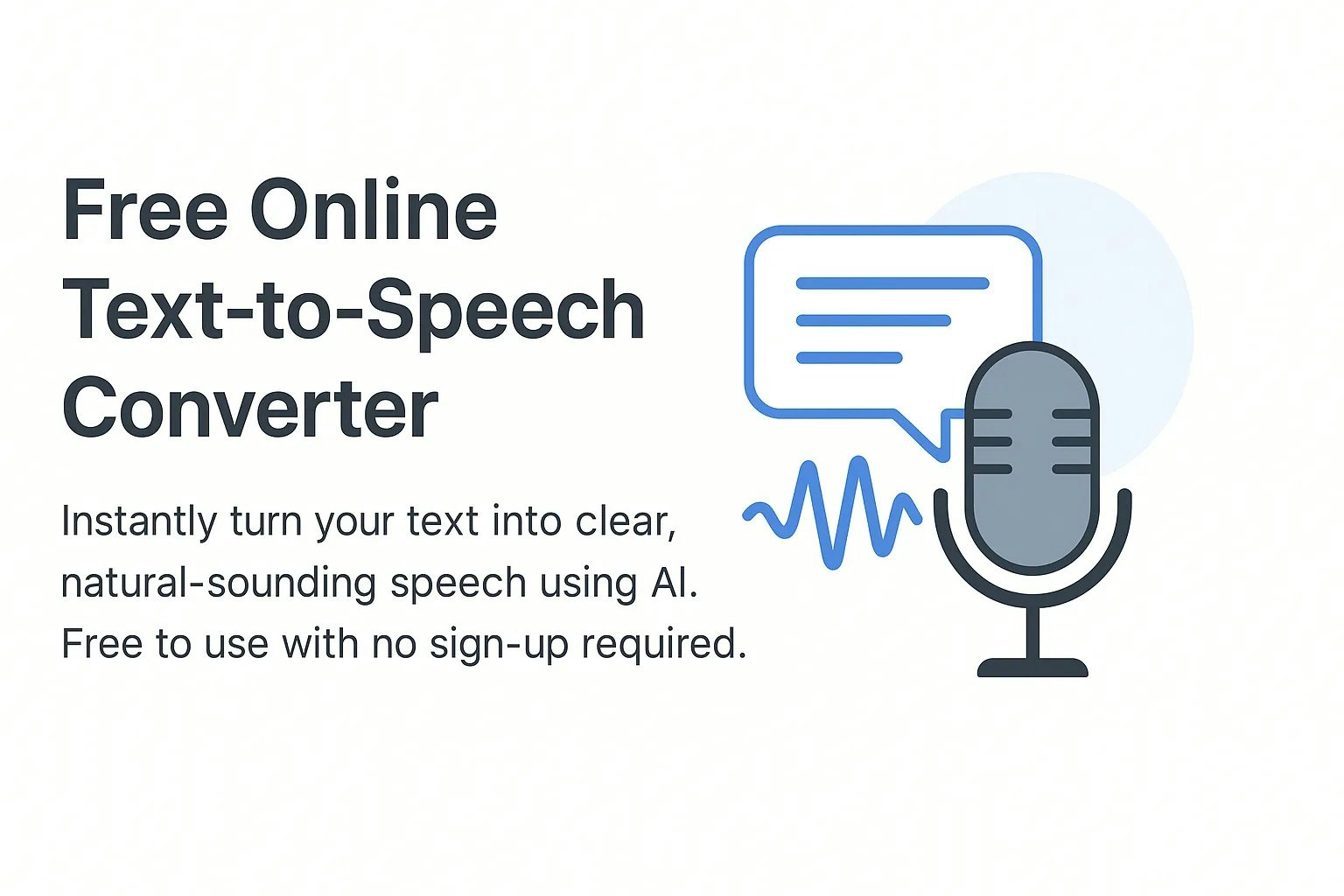 Free Text-to-Speech Converter screenshot 1