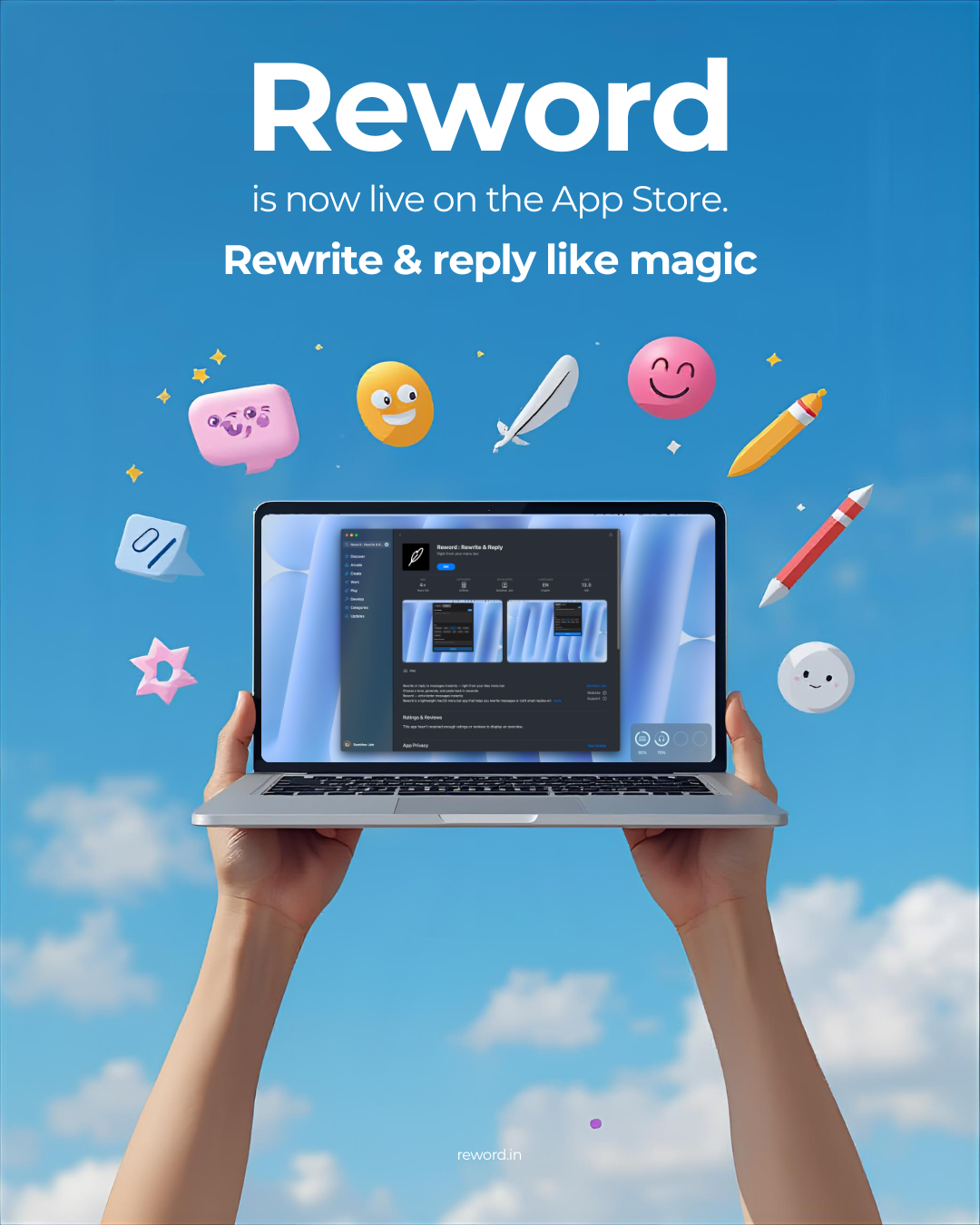 Reword screenshot 1