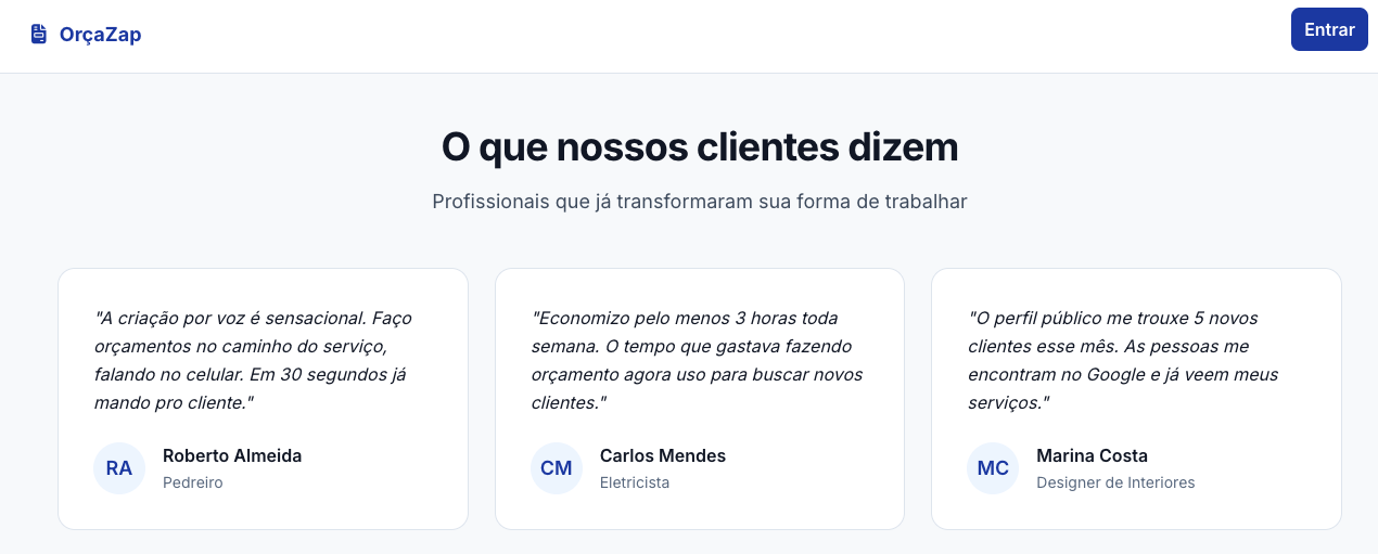 OrçaZap screenshot 5