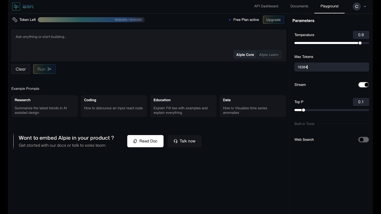 169Pi Playground screenshot 5