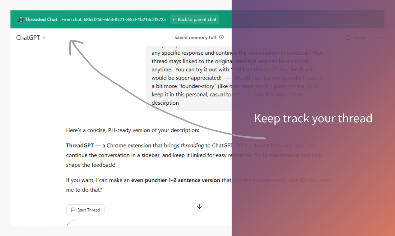 ThreadGPT screenshot 4