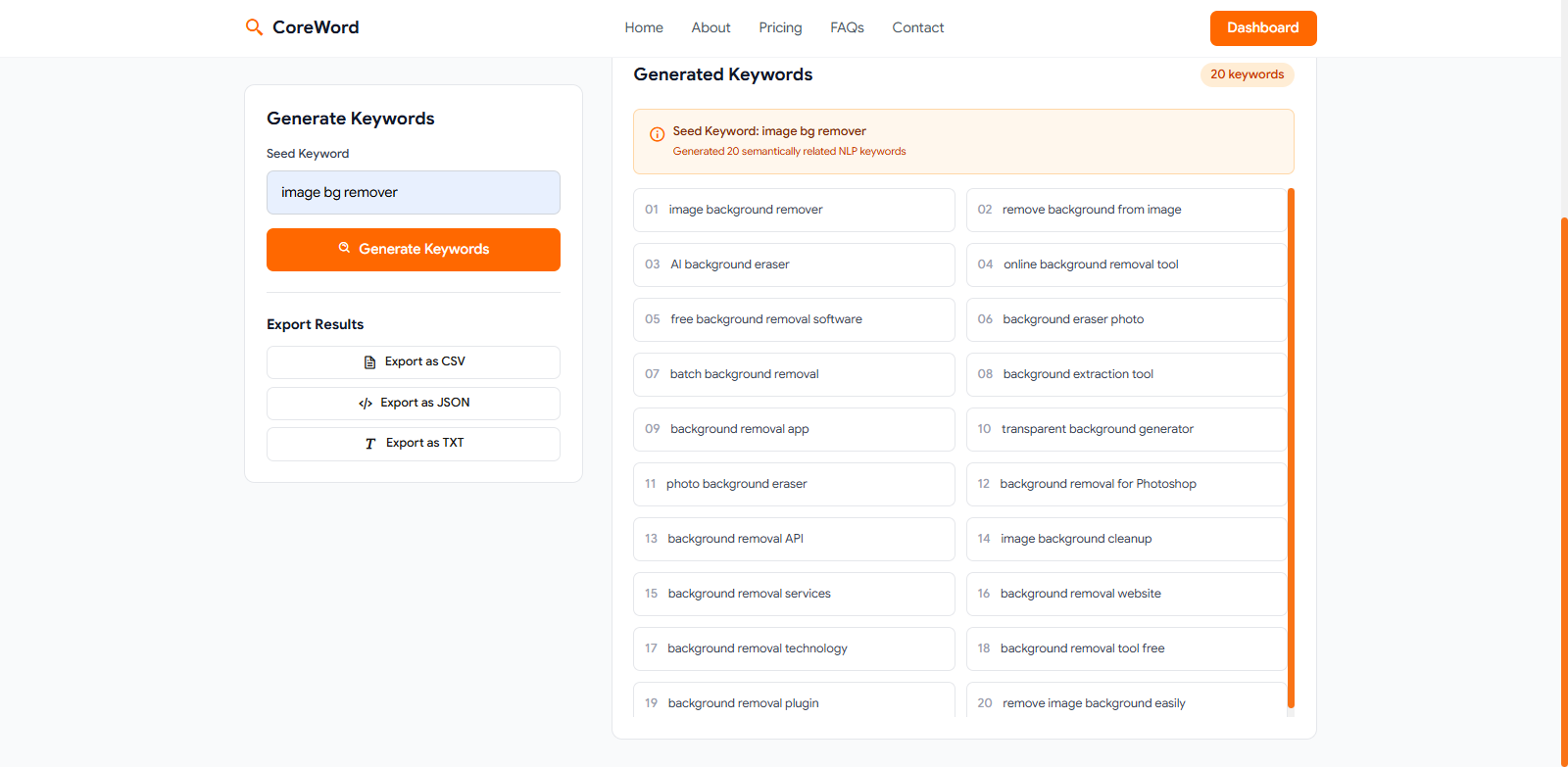 CoreWord screenshot 5