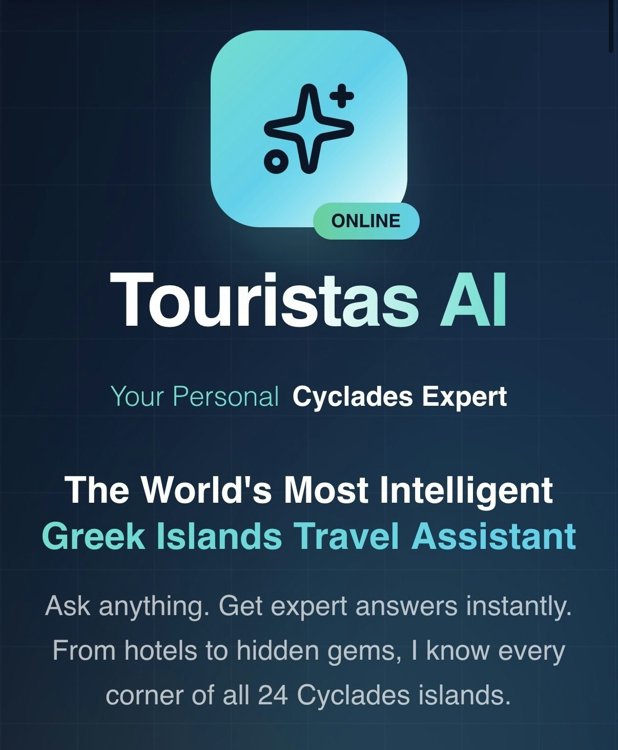 Touristas AI