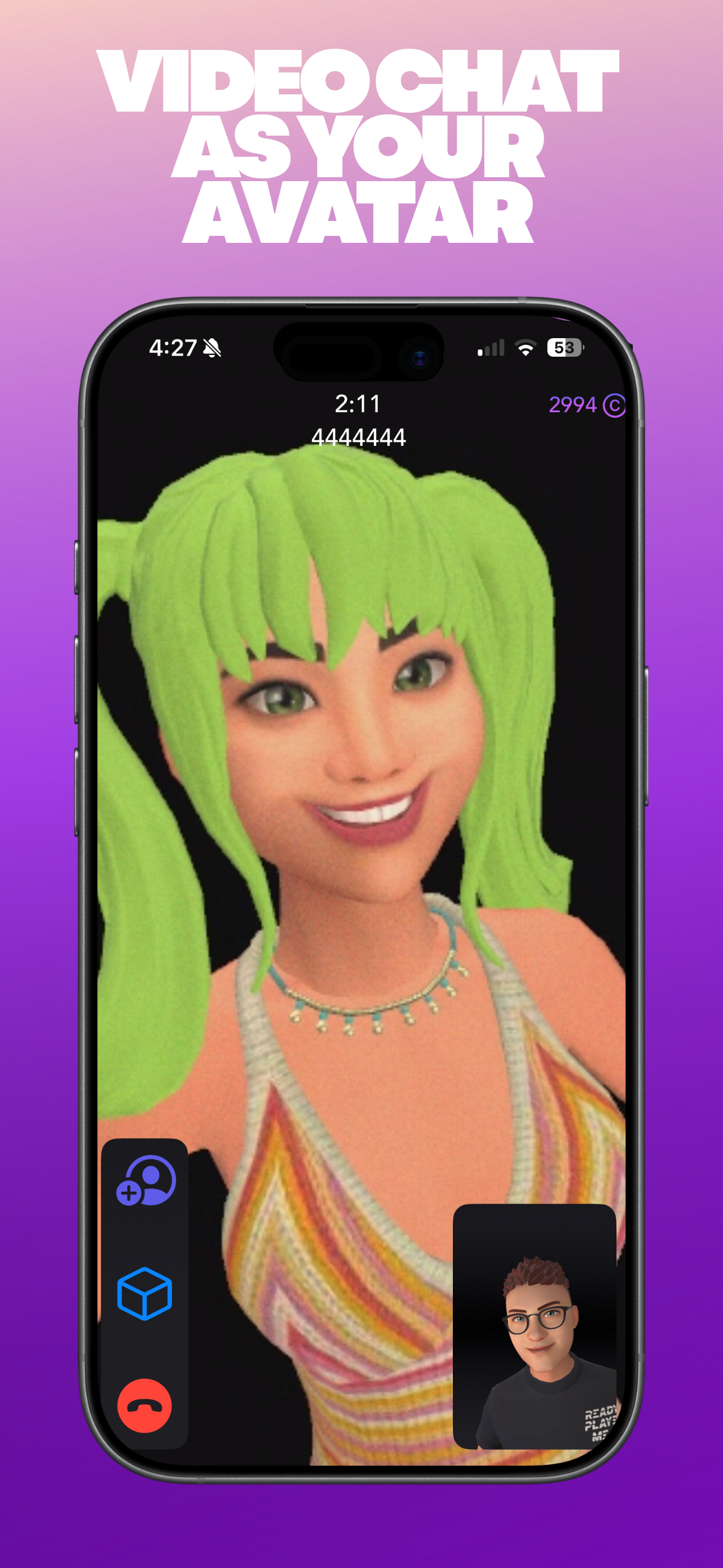 Cosmo - Virtual Reality Video Chat screenshot 2
