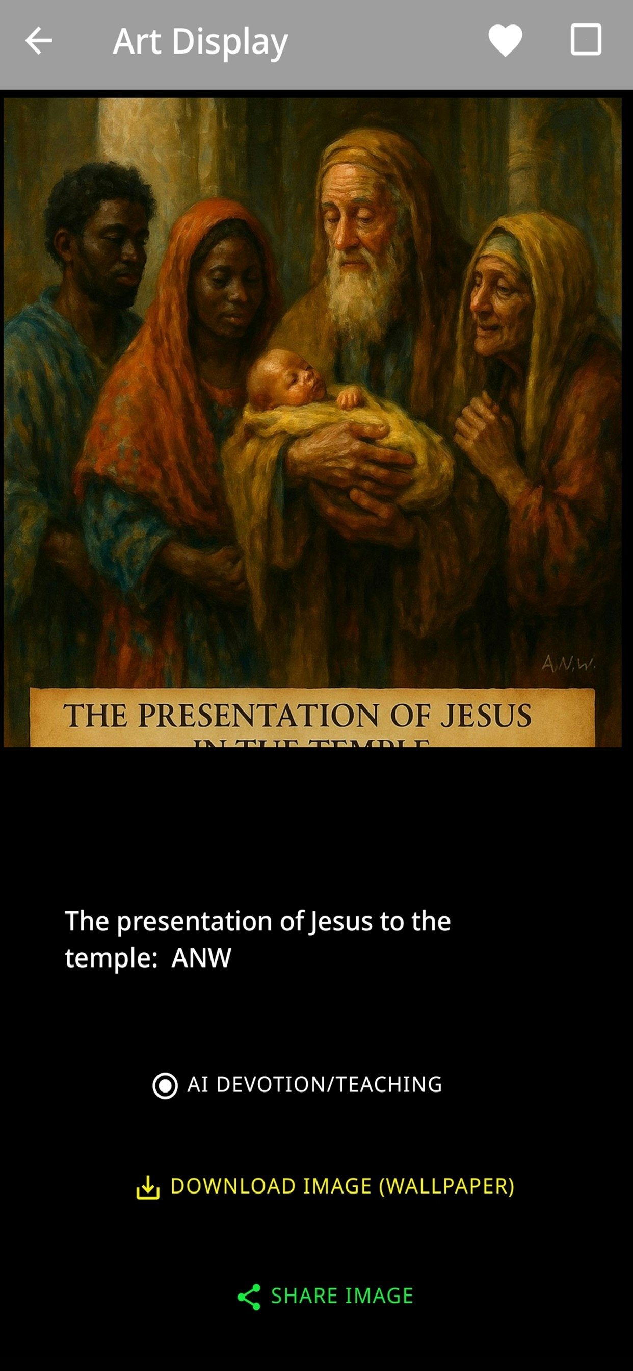 Classic and AI Bible Art Gallery screenshot 5