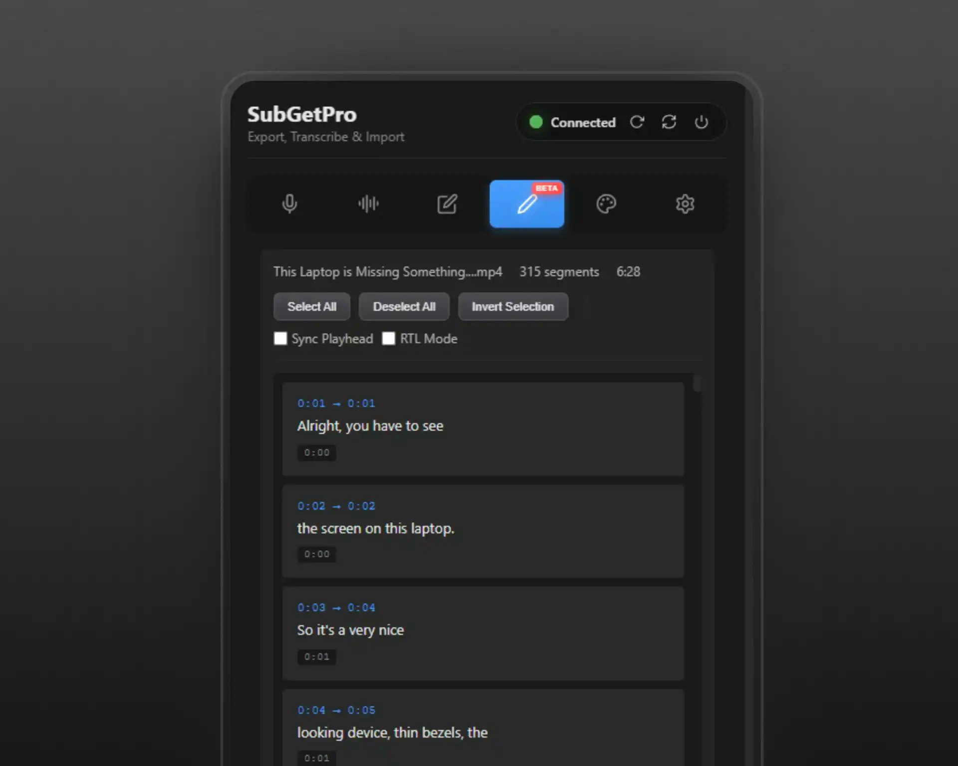 SubGetPro V2 screenshot 4