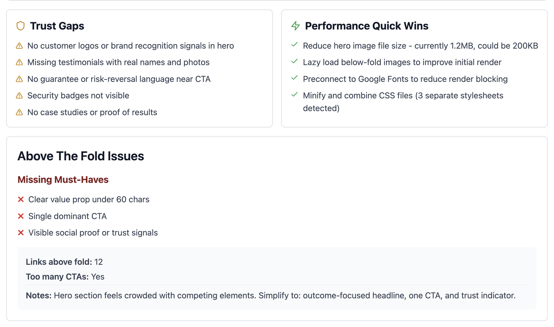 Conviora | AI Website Analyzer screenshot 5