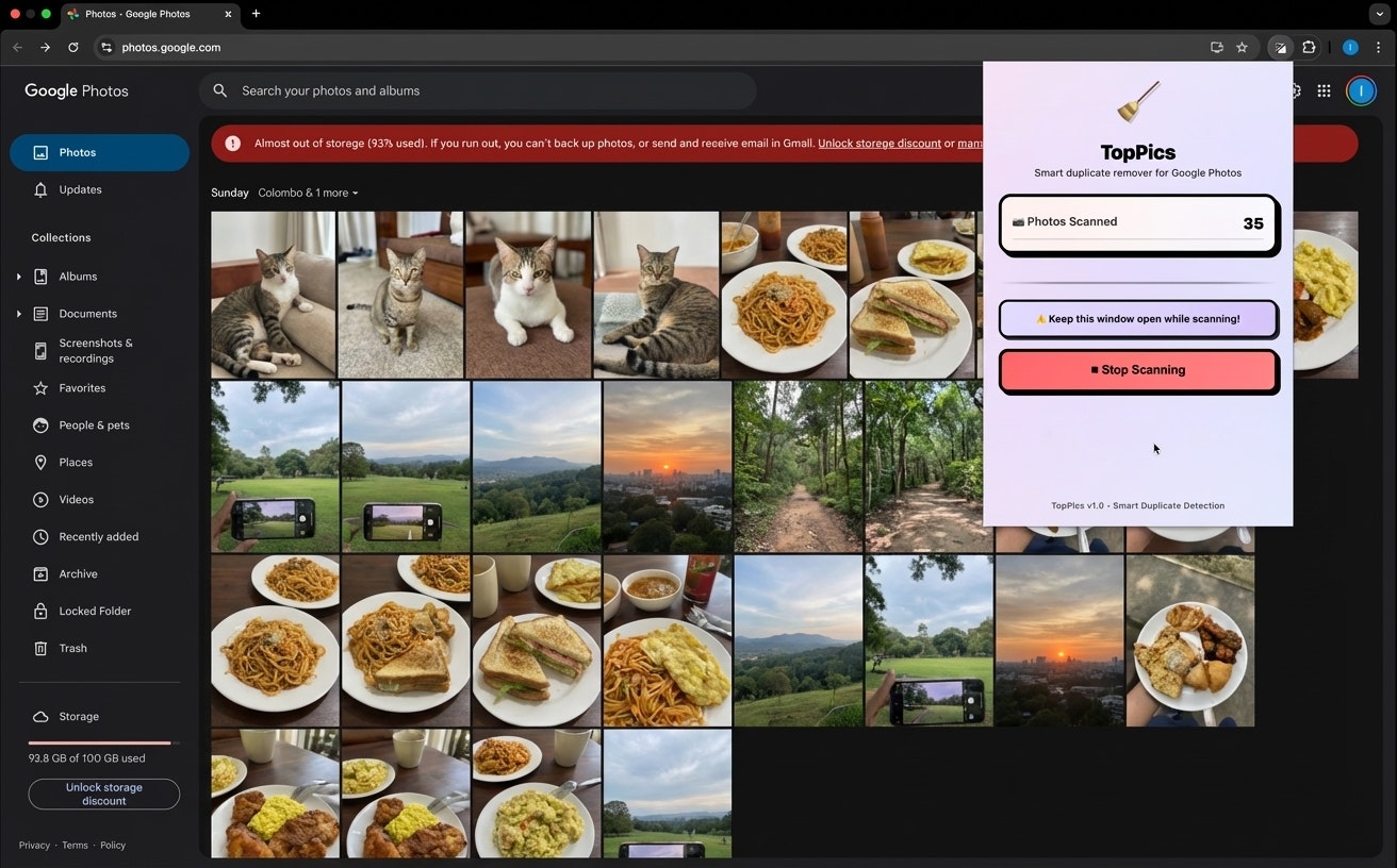 TopPics - Declutter Your Google Photos screenshot 1