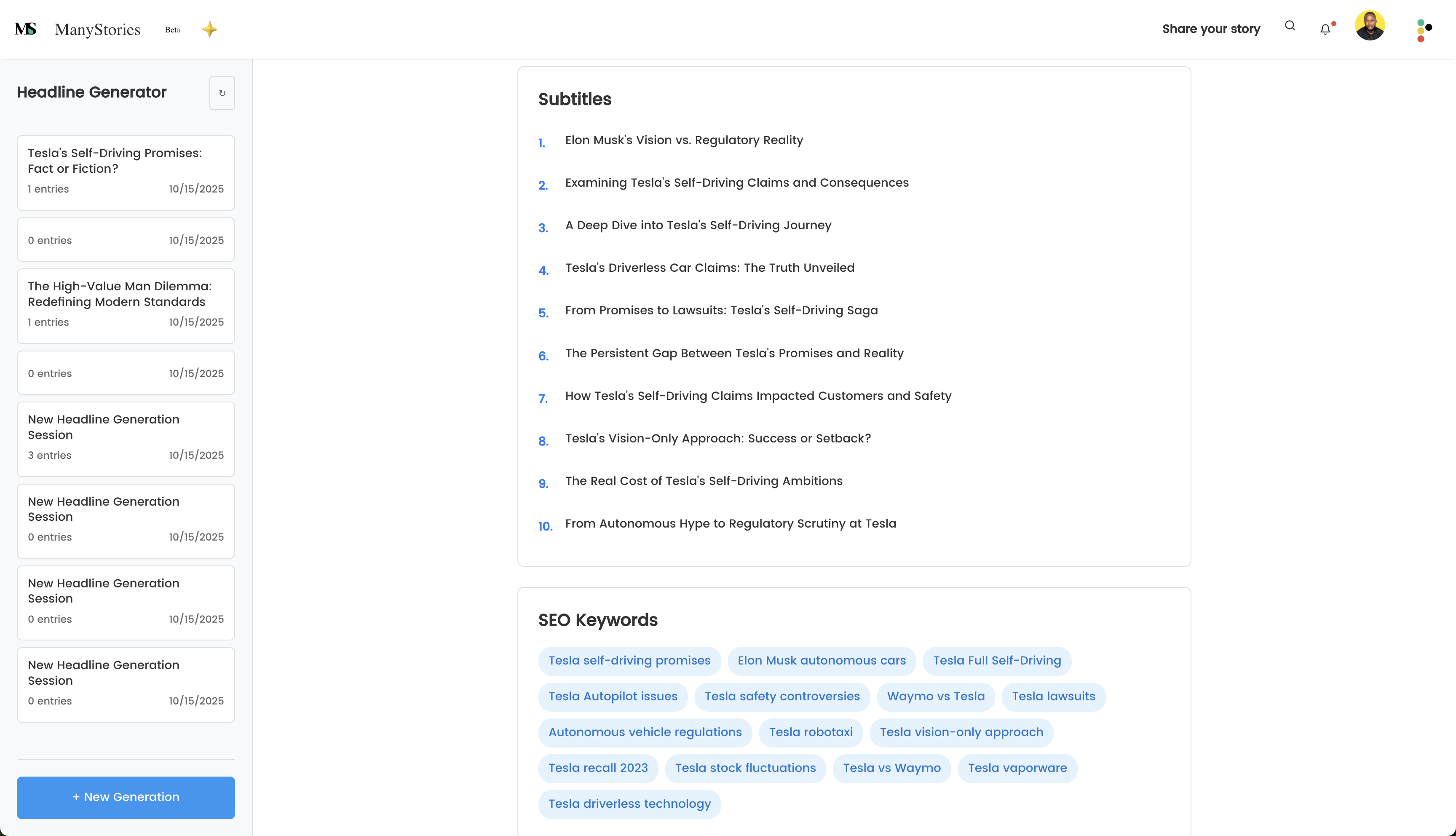 GenHeadlines.com screenshot 4