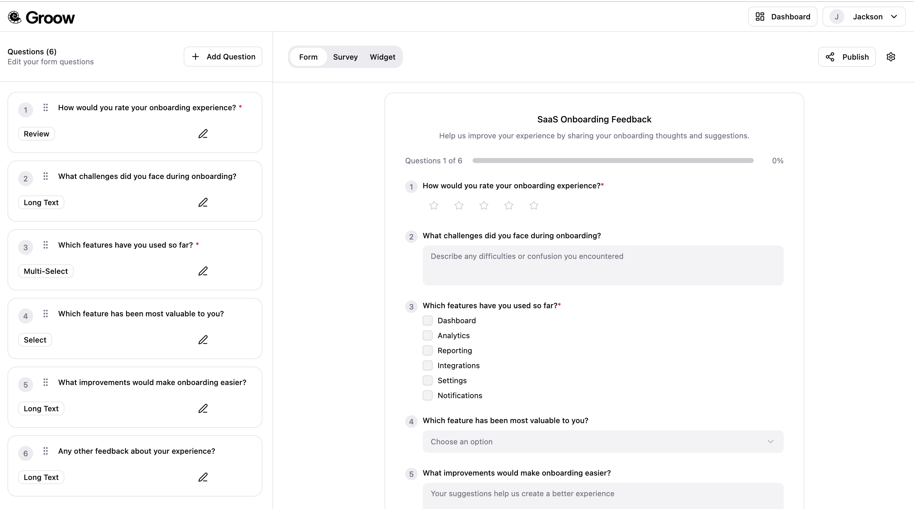 Groow - Collect user feedback in seconds screenshot 2