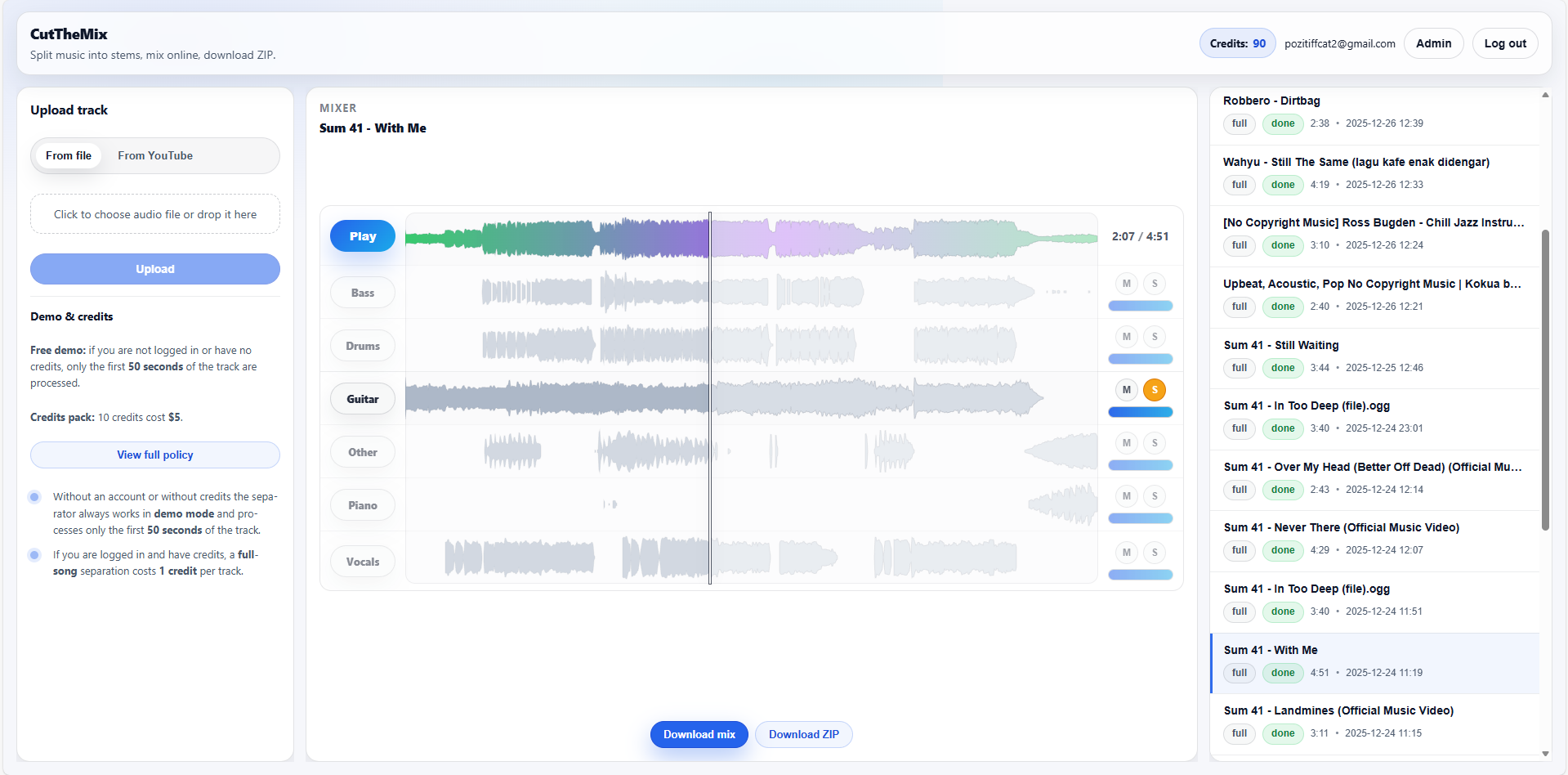 CutTheMix screenshot 3