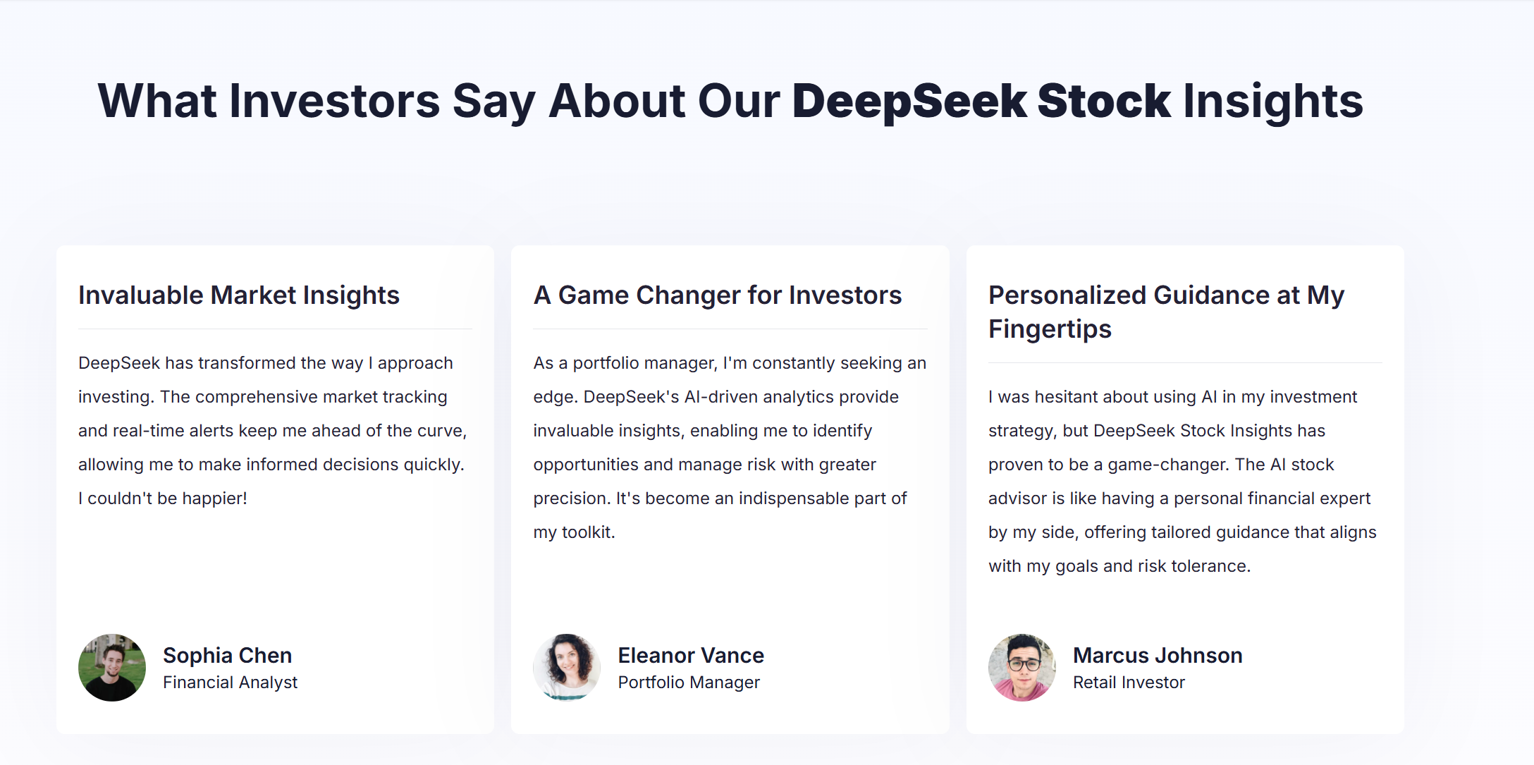 DeepSeek-driven Investment Platform screenshot 2