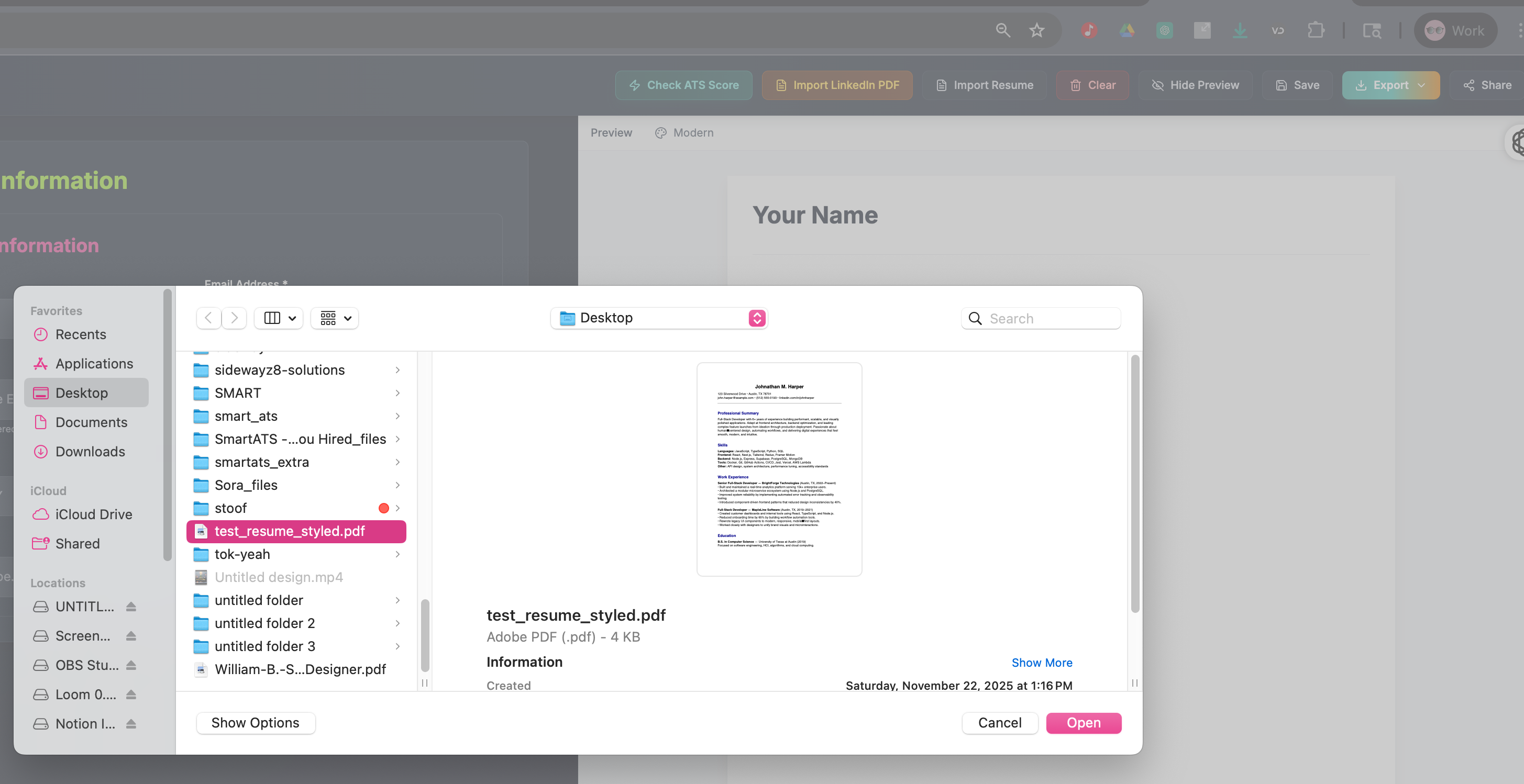 Smart ATS Resume screenshot 11