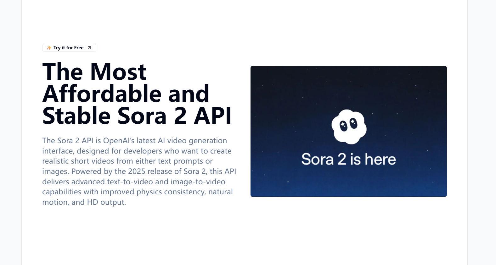 Kie.ai: Affordable&Unofficial Sora 2 API screenshot 3